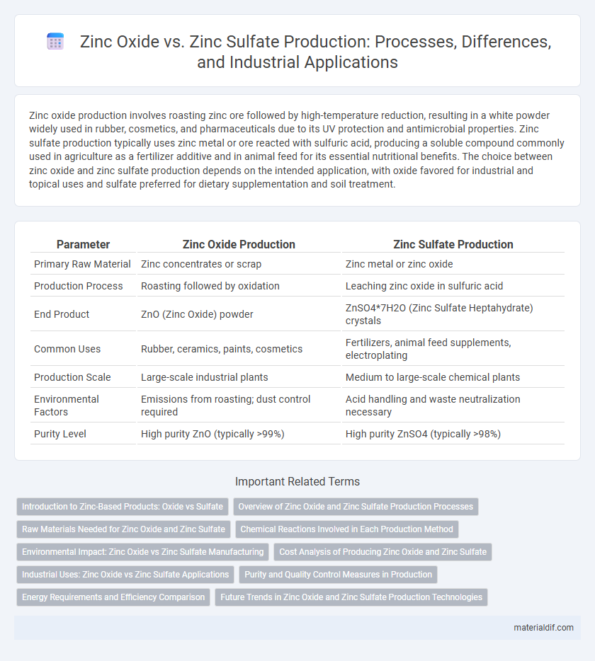 Zinc Oxide vs. Zinc Sulfate Production: Processes, Differences, and Industrial Applications