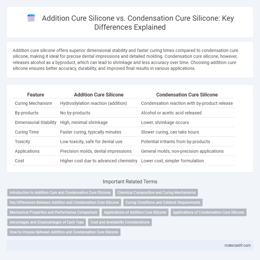 Addition Cure Silicone vs. Condensation Cure Silicone: Key Differences Explained