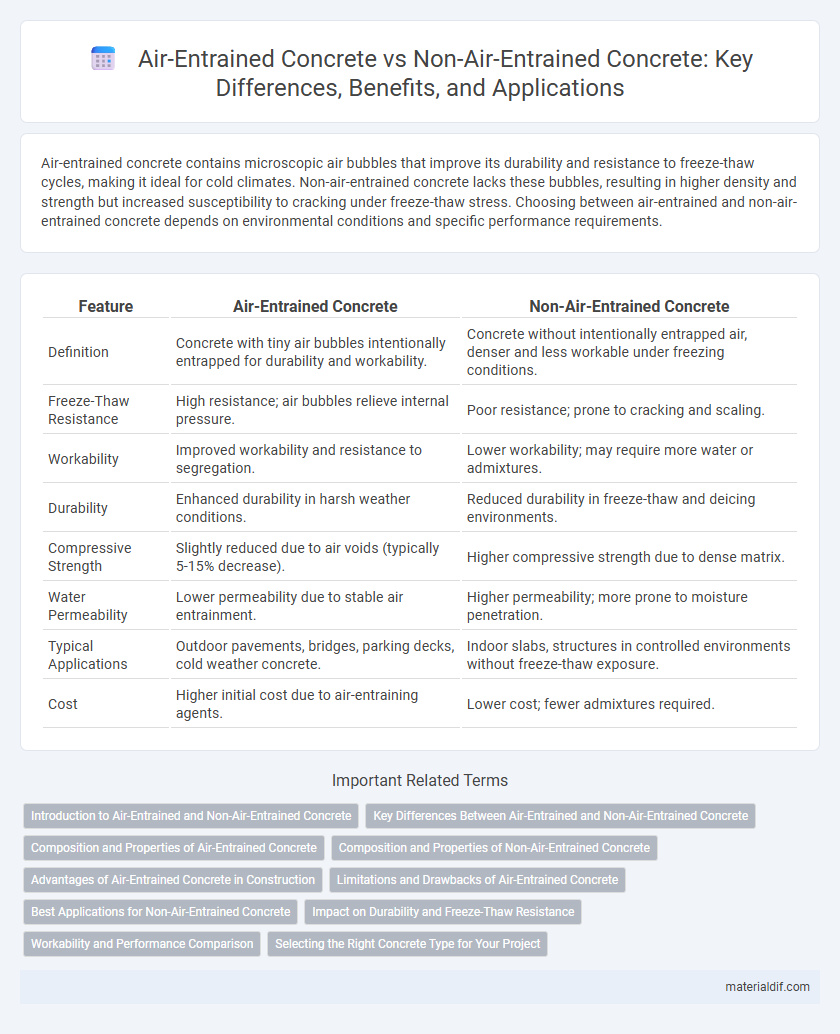 Air-Entrained Concrete vs Non-Air-Entrained Concrete: Key Differences, Benefits, and Applications