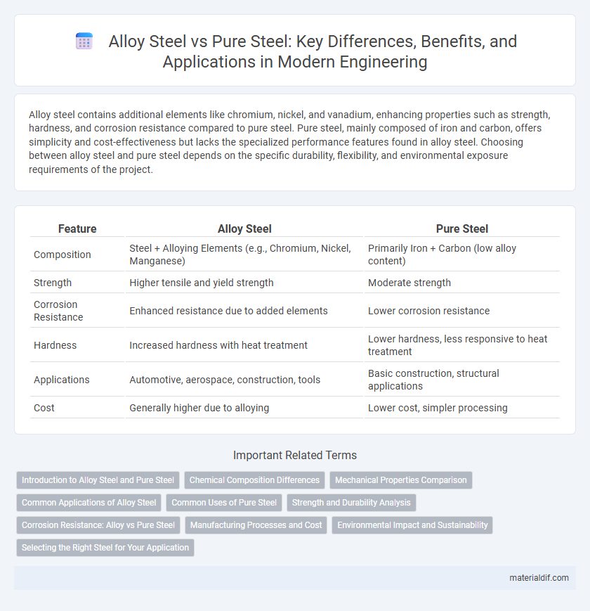 Alloy Steel vs Pure Steel: Key Differences, Benefits, and Applications in Modern Engineering