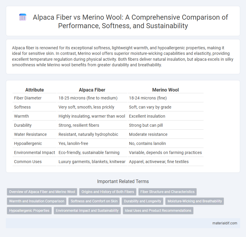 Alpaca Fiber vs Merino Wool: A Comprehensive Comparison of Performance, Softness, and Sustainability