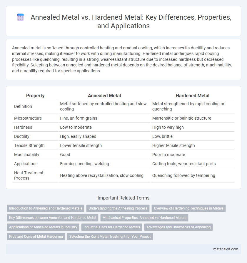 Annealed Metal vs. Hardened Metal: Key Differences, Properties, and Applications
