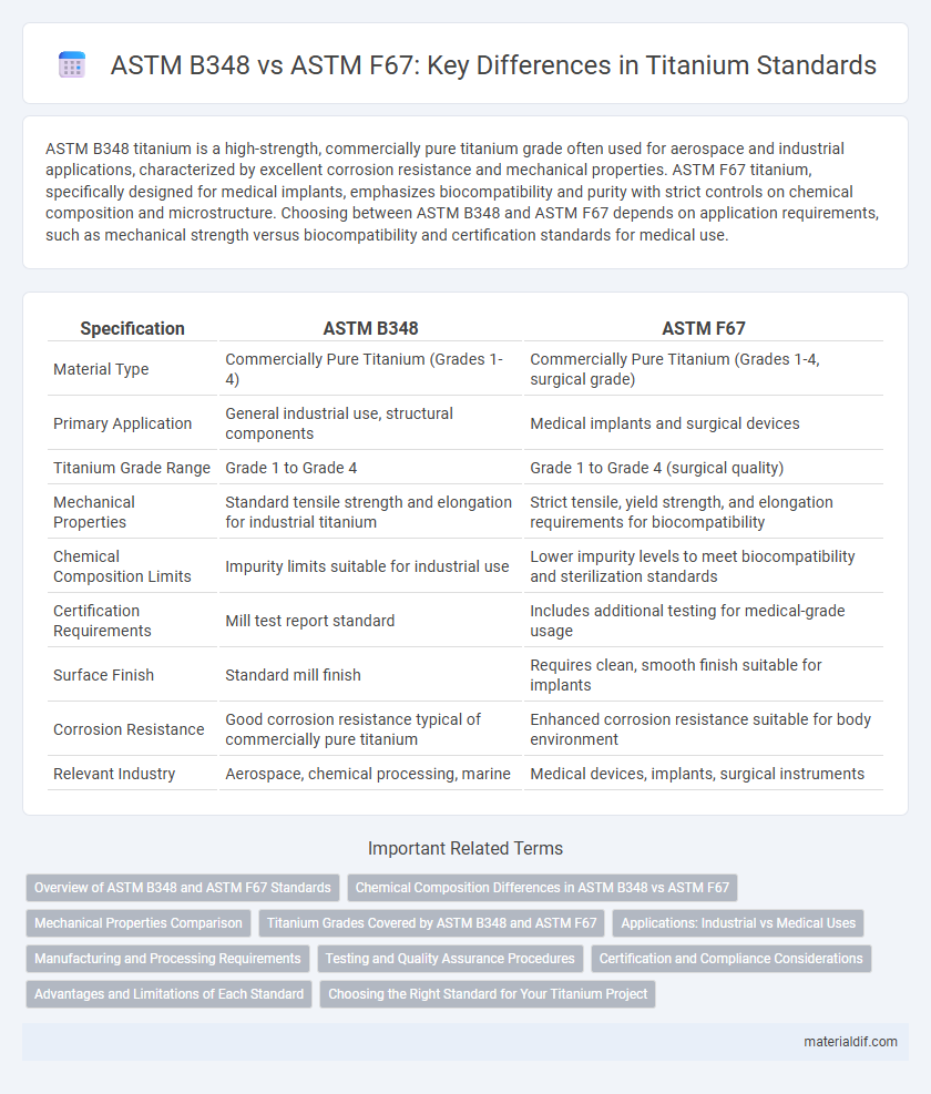 ASTM B348 vs ASTM F67: Key Differences in Titanium Standards