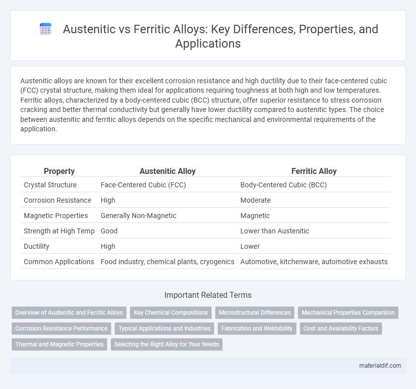 Austenitic vs Ferritic Alloys: Key Differences, Properties, and Applications