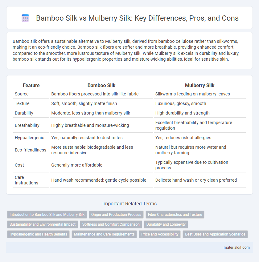 Bamboo Silk vs Mulberry Silk: Key Differences, Pros, and Cons