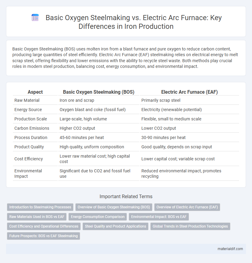 Basic Oxygen Steelmaking vs. Electric Arc Furnace: Key Differences in Iron Production