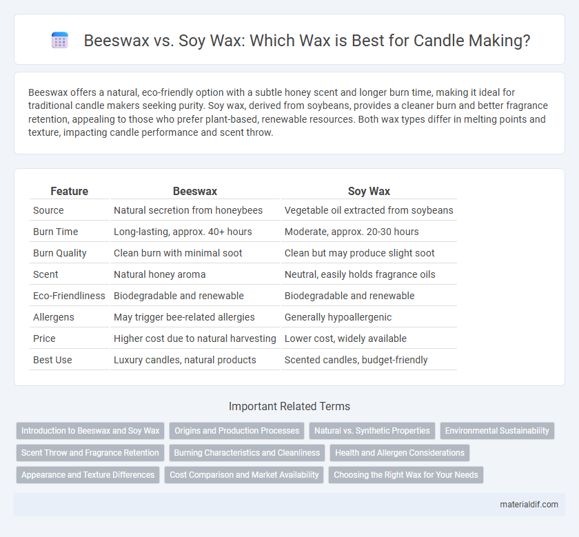 Beeswax vs. Soy Wax: Which Wax is Best for Candle Making?