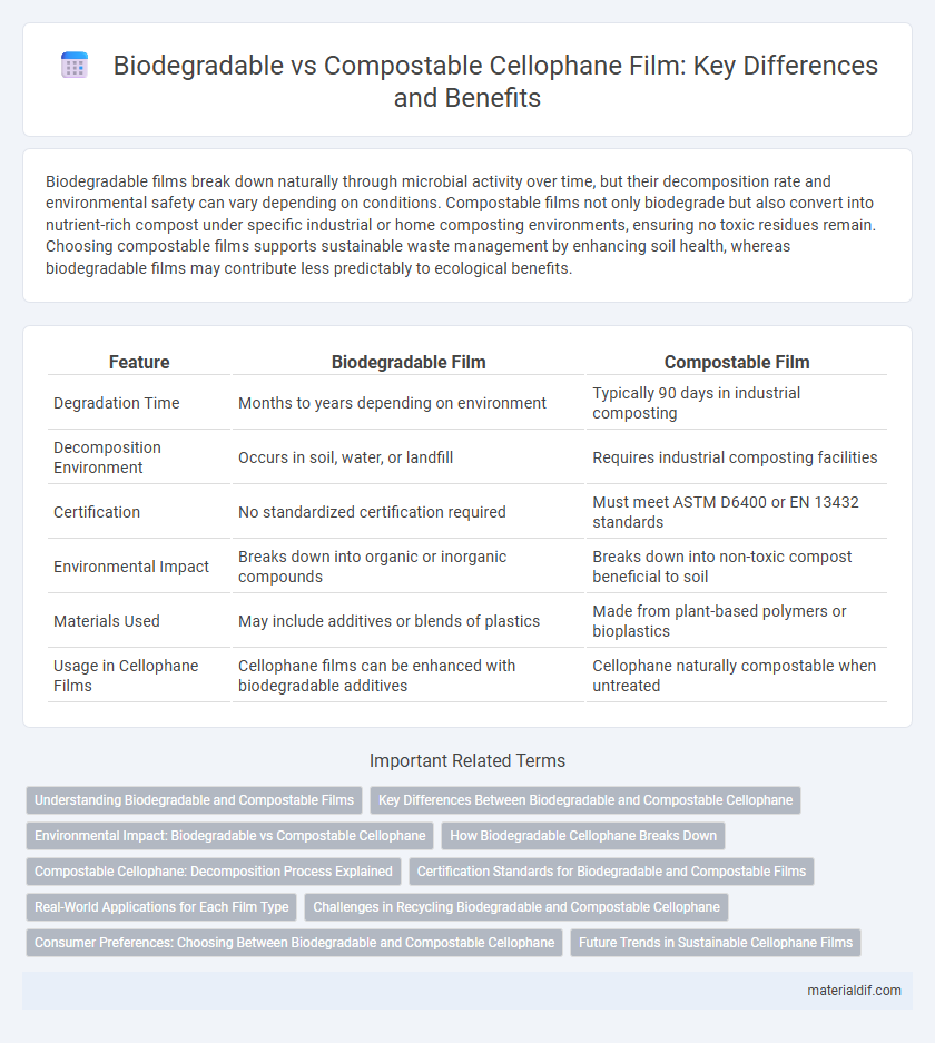 Biodegradable vs Compostable Cellophane Film: Key Differences and Benefits