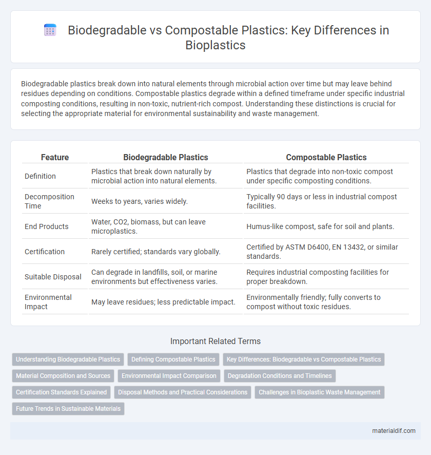 Biodegradable vs Compostable Plastics: Key Differences in Bioplastics