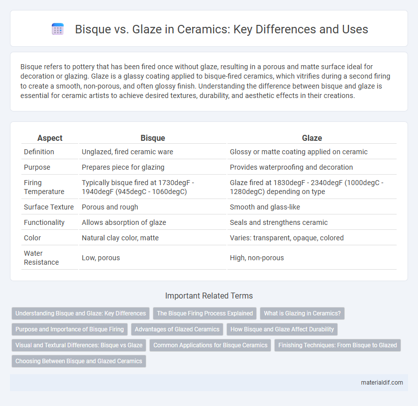 Bisque vs. Glaze in Ceramics: Key Differences and Uses
