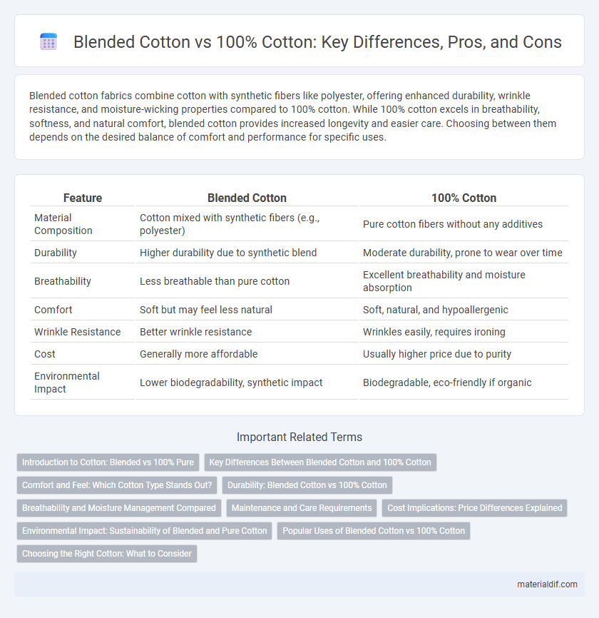 Blended Cotton vs 100% Cotton: Key Differences, Pros, and Cons