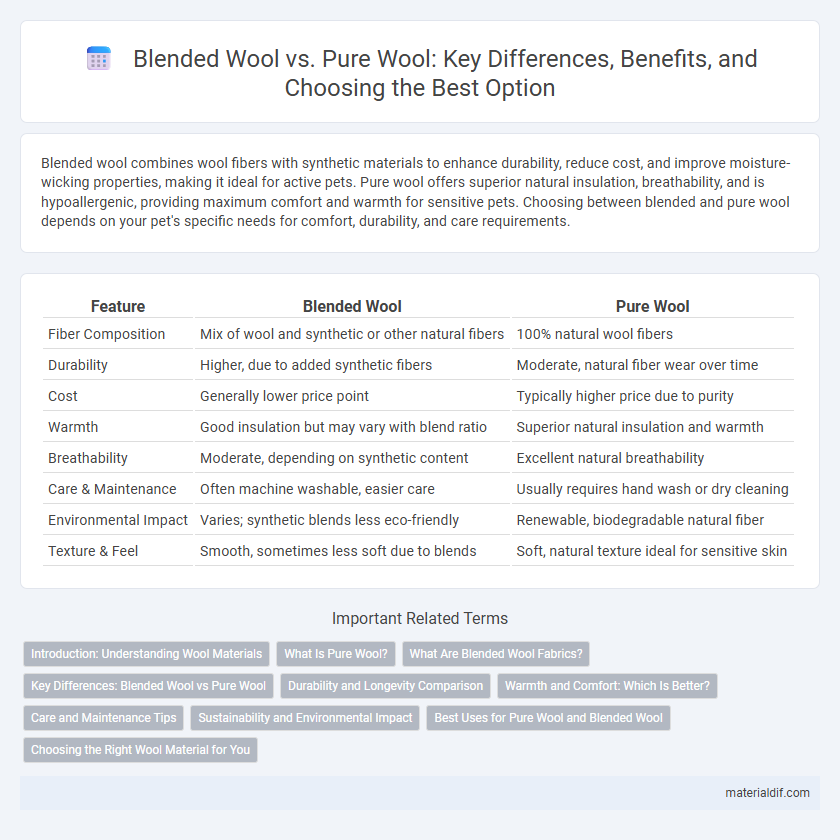 Blended Wool vs. Pure Wool: Key Differences, Benefits, and Choosing the Best Option