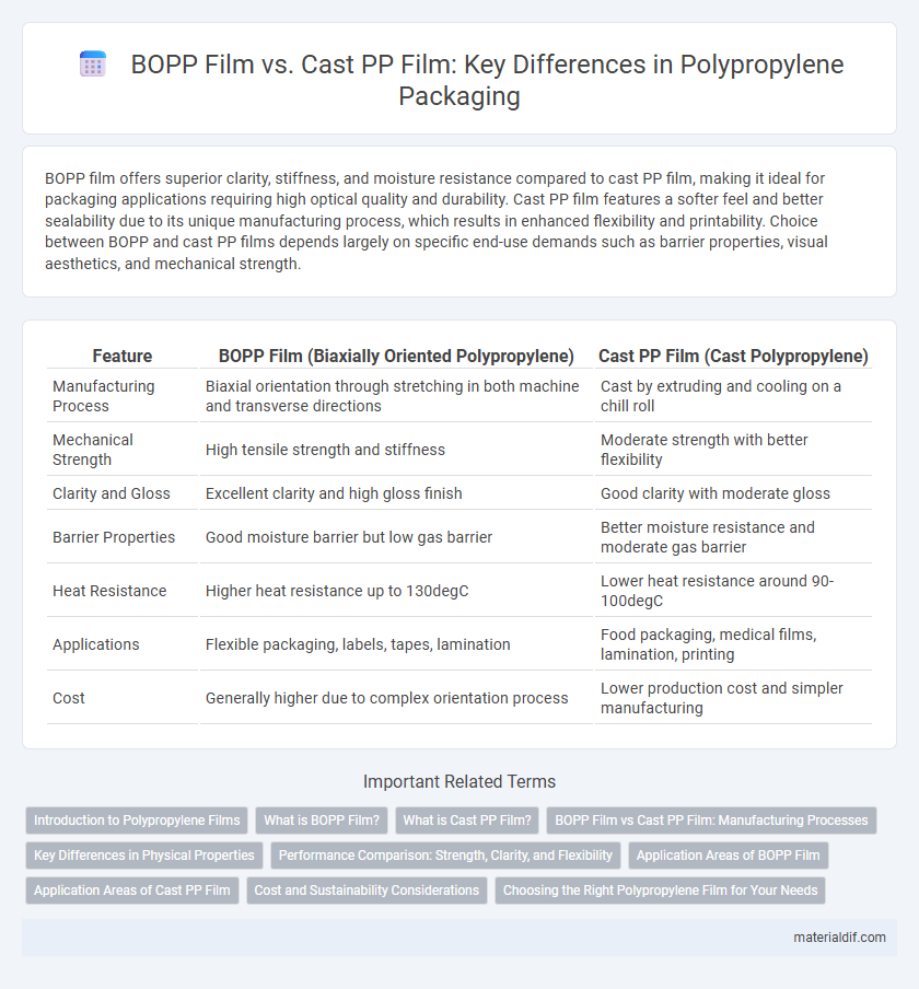 BOPP Film vs. Cast PP Film: Key Differences in Polypropylene Packaging