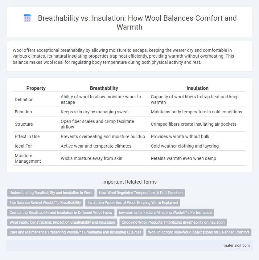 Breathability vs. Insulation: How Wool Balances Comfort and Warmth
