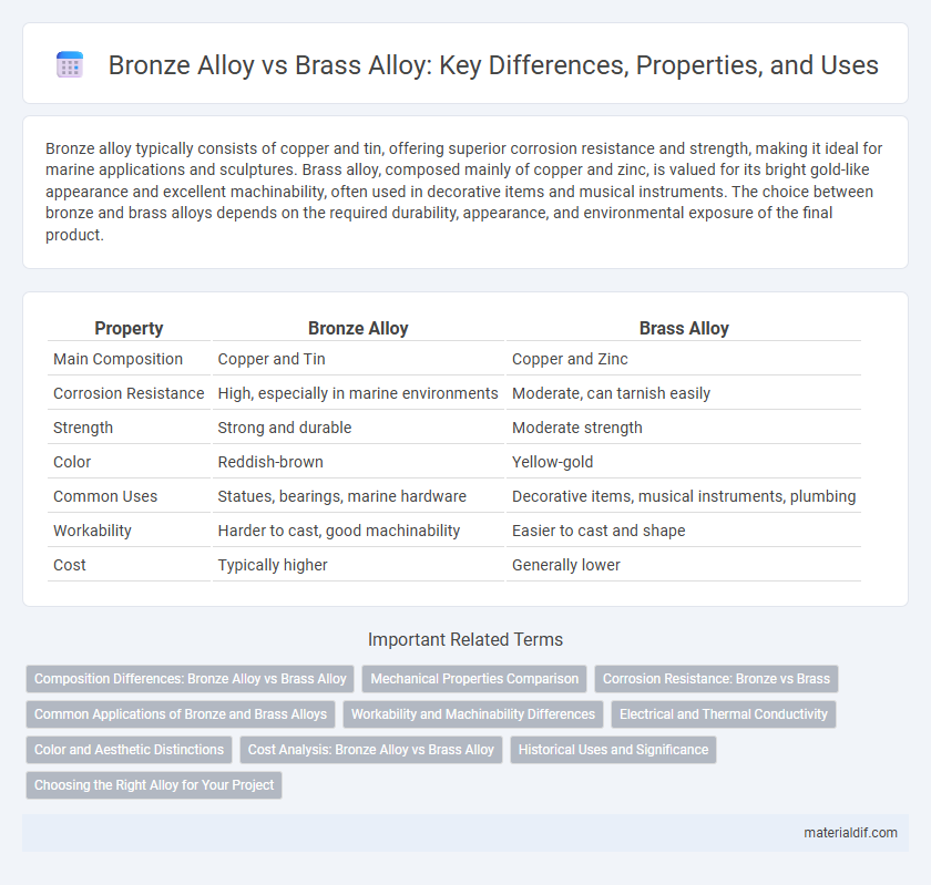 Bronze Alloy vs Brass Alloy: Key Differences, Properties, and Uses