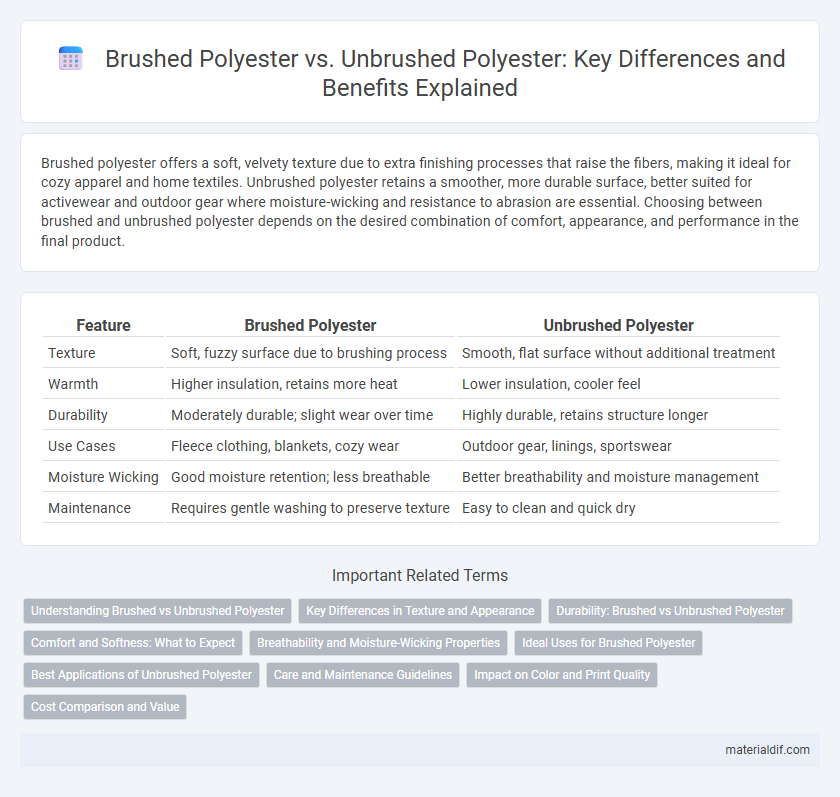 Brushed Polyester vs. Unbrushed Polyester: Key Differences and Benefits Explained