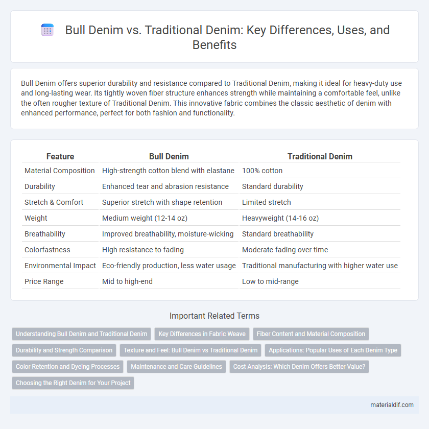 Bull Denim vs. Traditional Denim: Key Differences, Uses, and Benefits