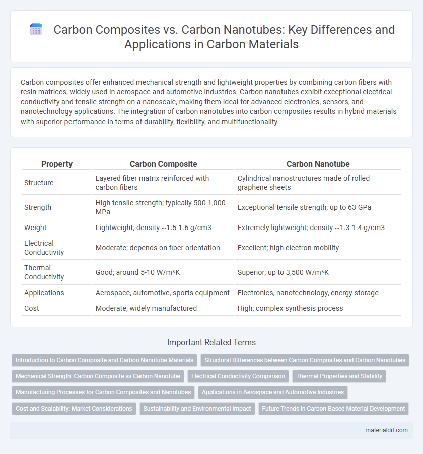 Carbon Composites vs. Carbon Nanotubes: Key Differences and Applications in Carbon Materials