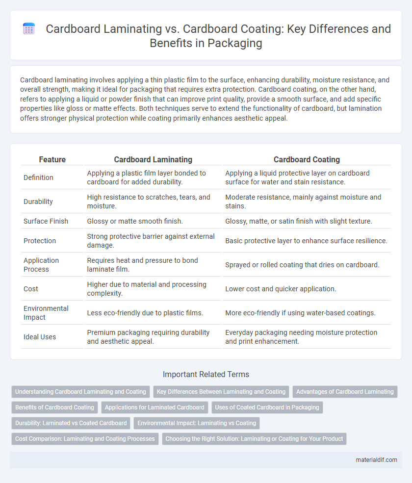 Cardboard Laminating vs. Cardboard Coating: Key Differences and Benefits in Packaging