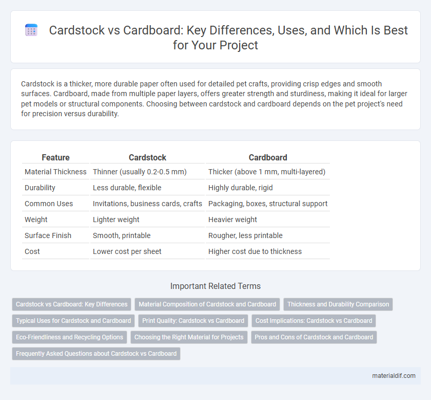 Cardstock vs Cardboard: Key Differences, Uses, and Which Is Best for Your Project