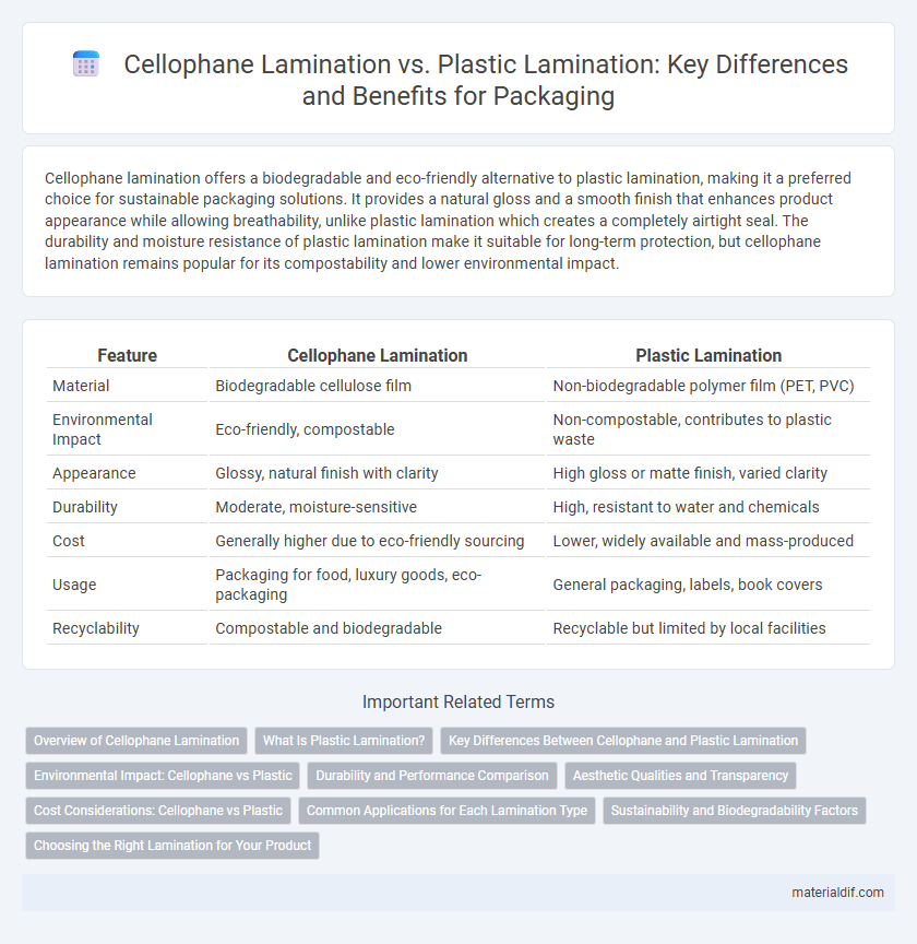 Cellophane Lamination vs. Plastic Lamination: Key Differences and Benefits for Packaging