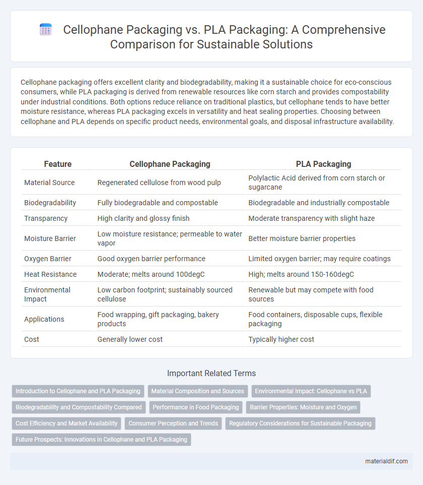 Cellophane Packaging vs. PLA Packaging: A Comprehensive Comparison for Sustainable Solutions