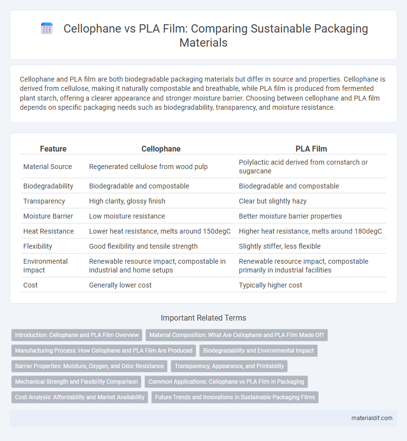 Cellophane vs PLA Film: Comparing Sustainable Packaging Materials