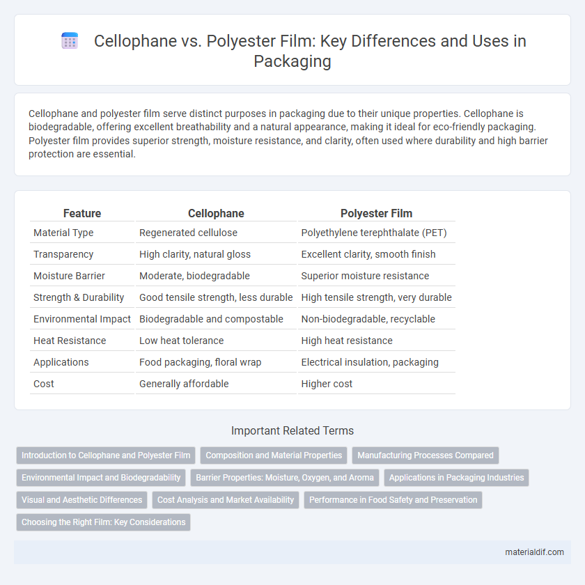 Cellophane vs. Polyester Film: Key Differences and Uses in Packaging