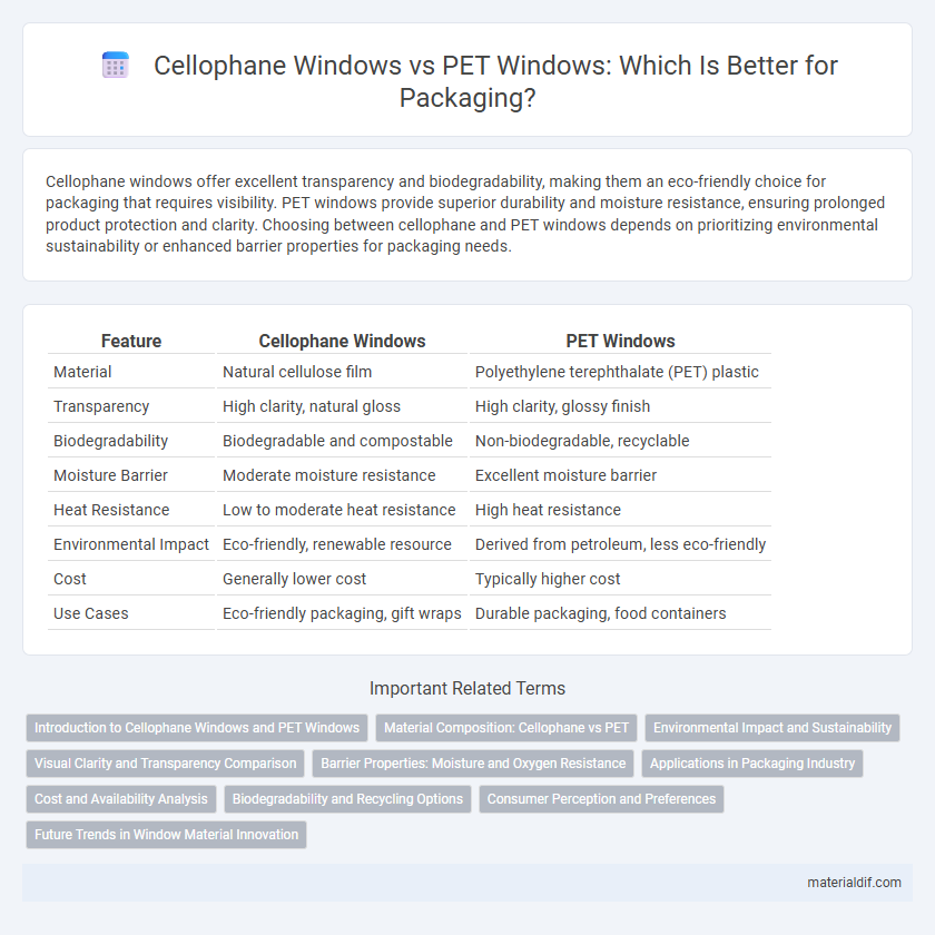 Cellophane Windows vs PET Windows: Which Is Better for Packaging?
