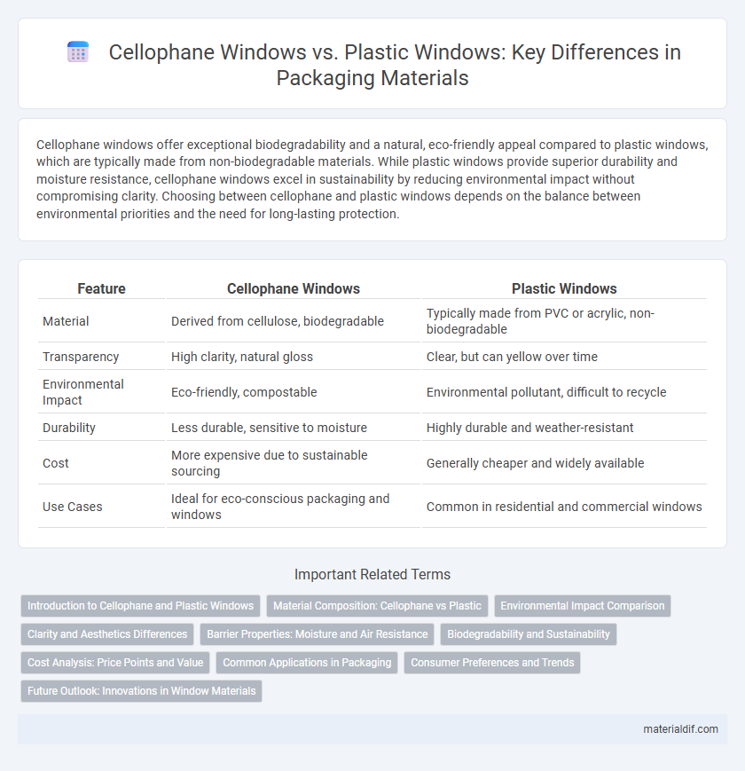 Cellophane Windows vs. Plastic Windows: Key Differences in Packaging Materials
