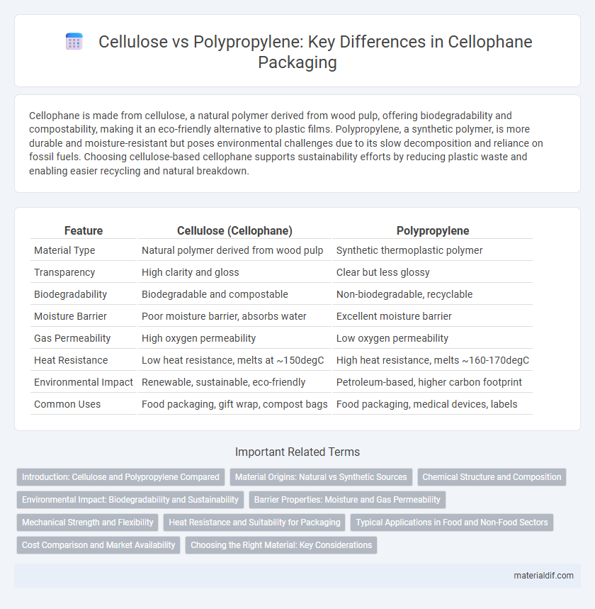Cellulose vs Polypropylene: Key Differences in Cellophane Packaging
