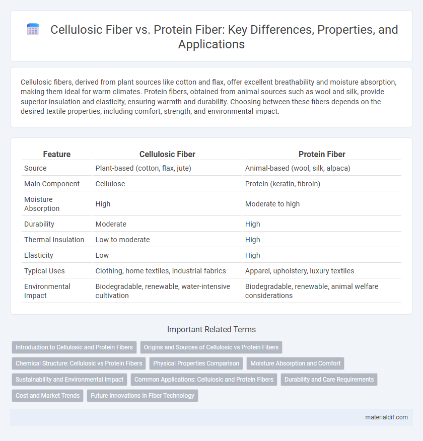 Cellulosic Fiber vs. Protein Fiber: Key Differences, Properties, and Applications