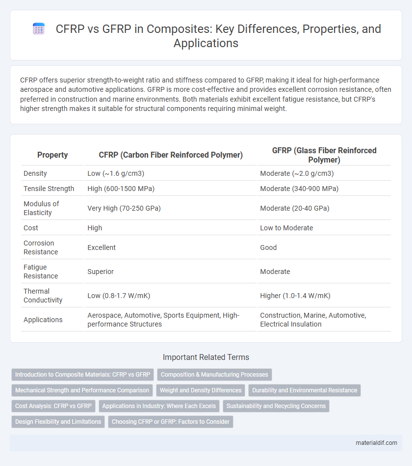 CFRP vs GFRP in Composites: Key Differences, Properties, and Applications