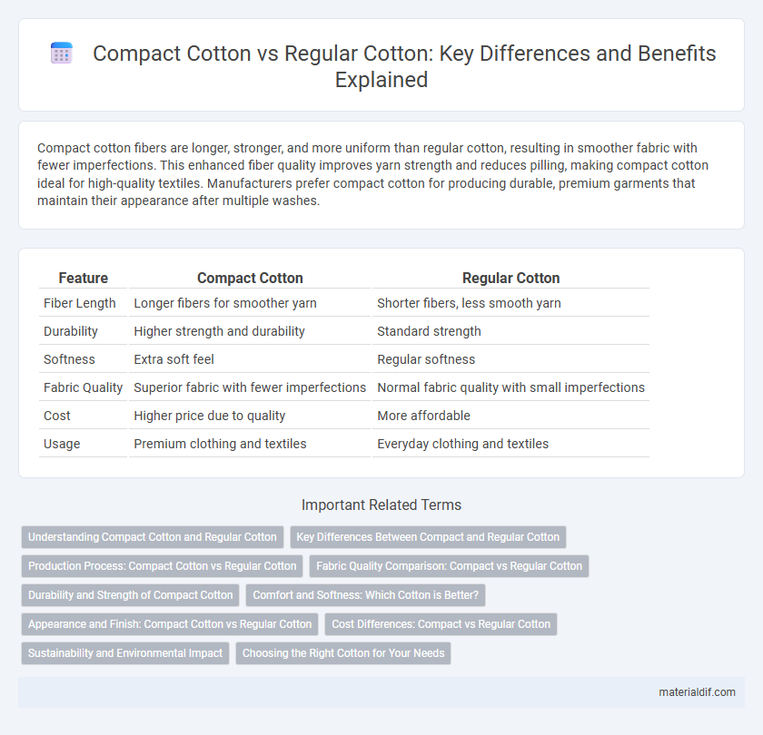 Compact Cotton vs Regular Cotton: Key Differences and Benefits Explained