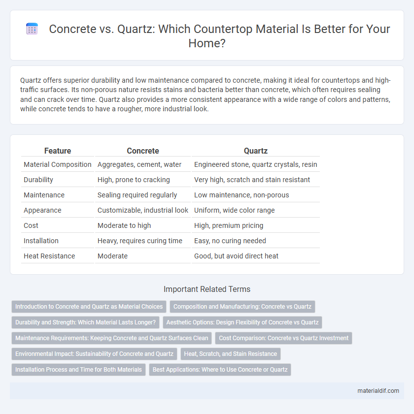 Concrete vs. Quartz: Which Countertop Material Is Better for Your Home?