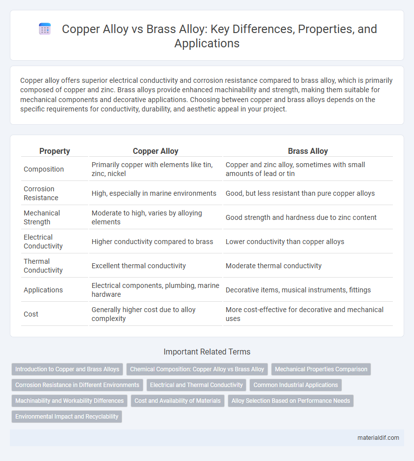 Copper Alloy vs Brass Alloy: Key Differences, Properties, and Applications