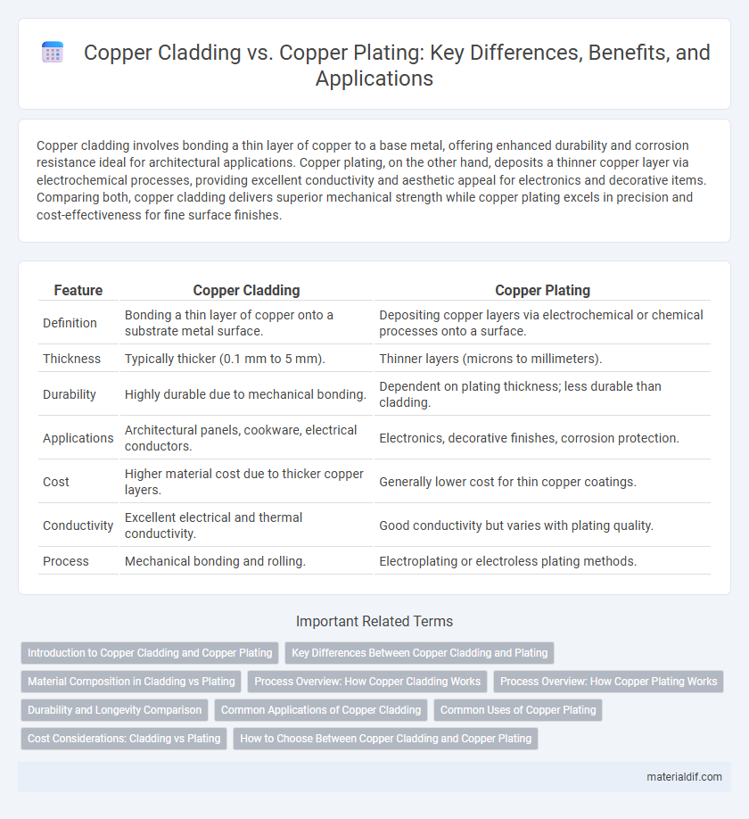 Copper Cladding vs. Copper Plating: Key Differences, Benefits, and Applications