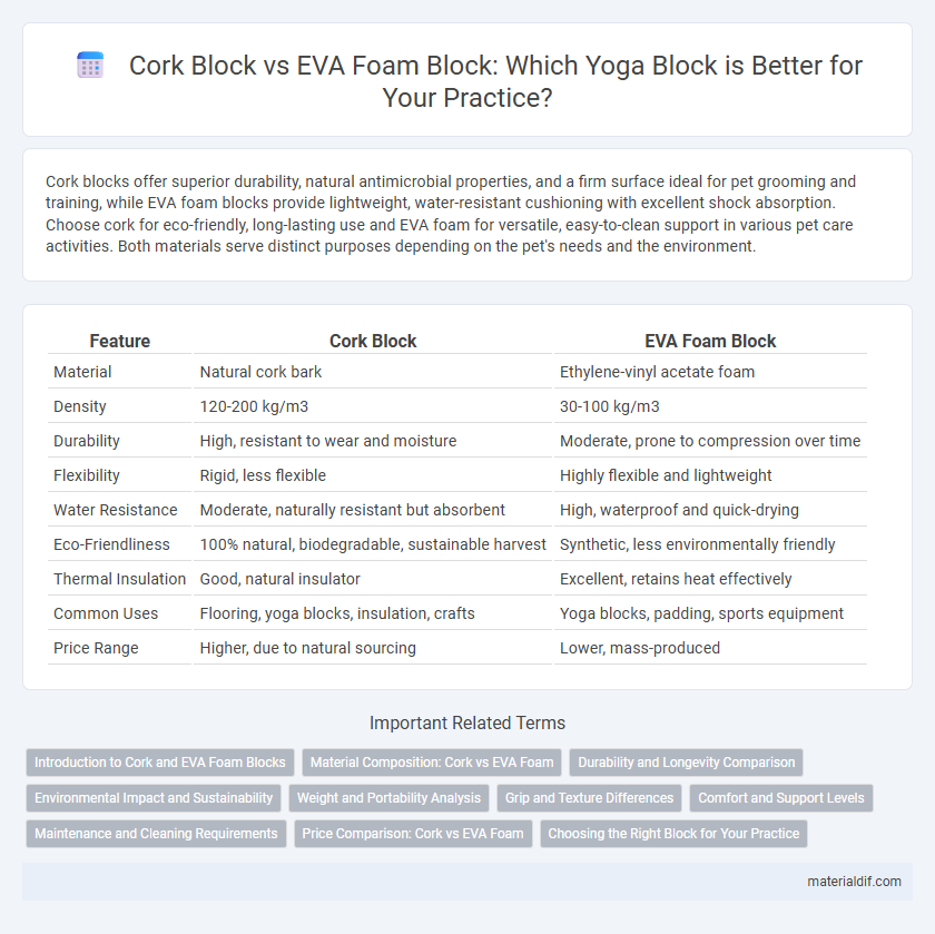 Cork Block vs EVA Foam Block: Which Yoga Block is Better for Your Practice?