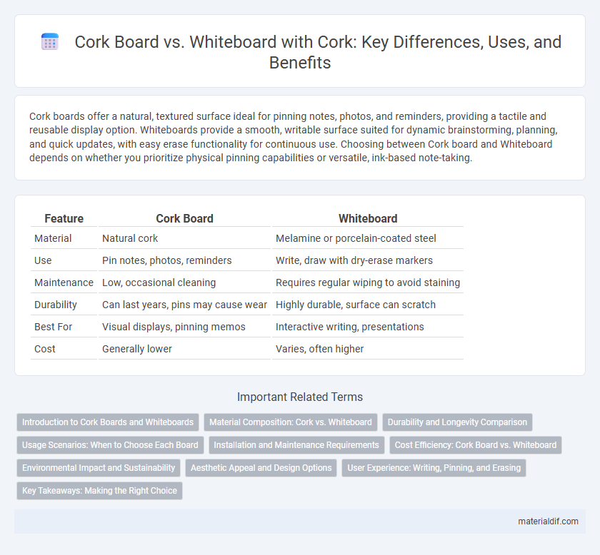 Cork Board vs. Whiteboard with Cork: Key Differences, Uses, and Benefits