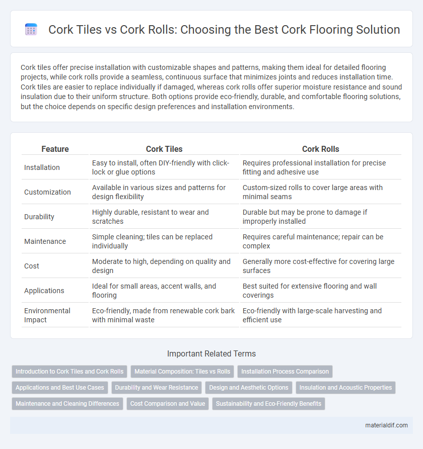Cork Tiles vs Cork Rolls: Choosing the Best Cork Flooring Solution