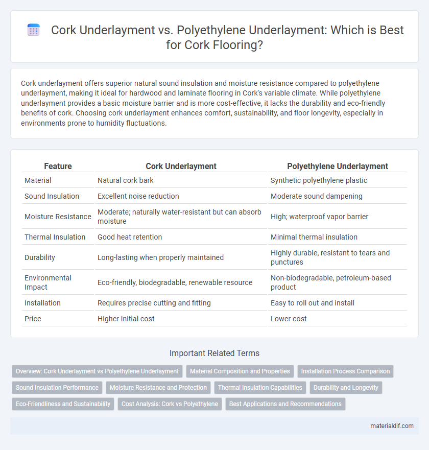 Cork Underlayment vs. Polyethylene Underlayment: Which is Best for Cork Flooring?
