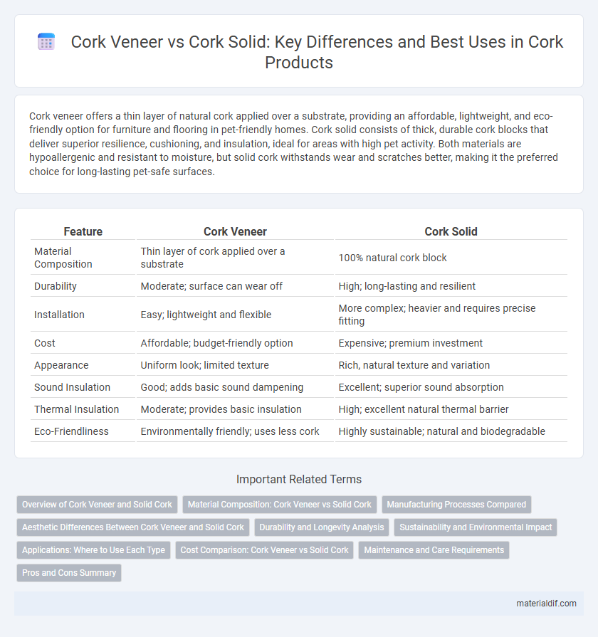 Cork Veneer vs Cork Solid: Key Differences and Best Uses in Cork Products