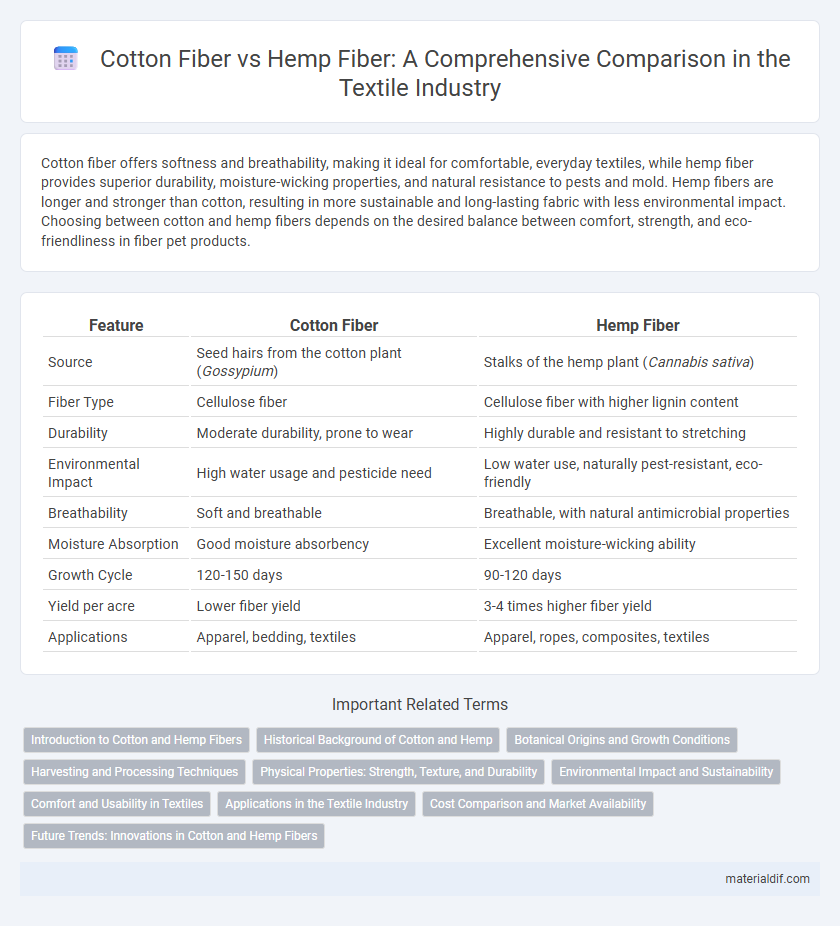 Cotton Fiber vs Hemp Fiber: A Comprehensive Comparison in the Textile Industry