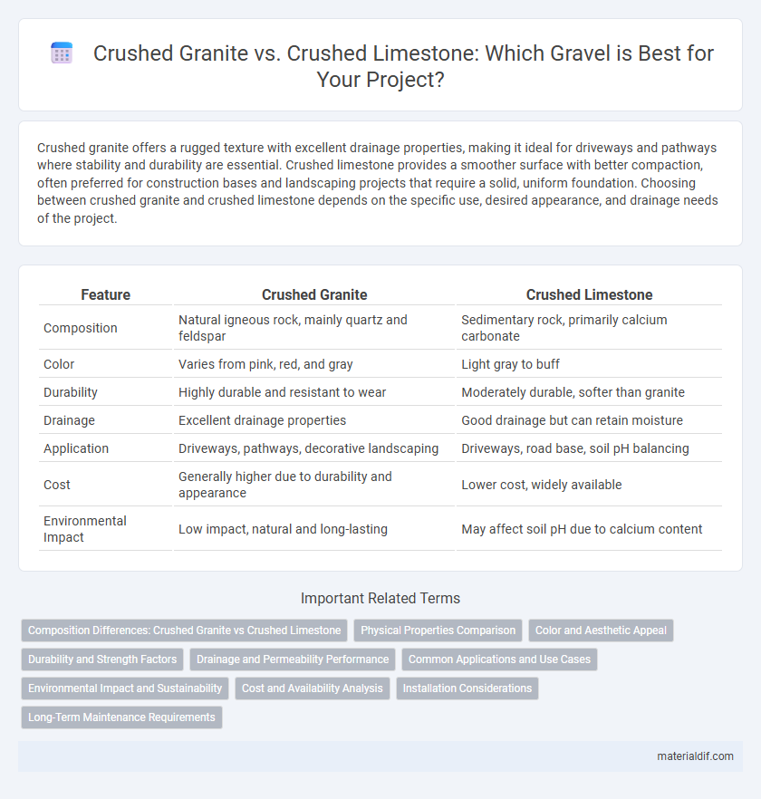 Crushed Granite vs. Crushed Limestone: Which Gravel is Best for Your Project?