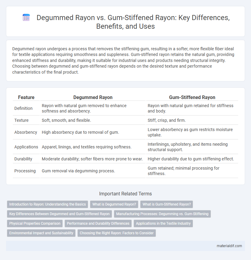Degummed Rayon vs. Gum-Stiffened Rayon: Key Differences, Benefits, and Uses