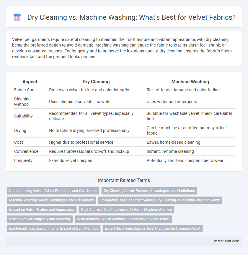 Dry Cleaning vs. Machine Washing: What's Best for Velvet Fabrics?