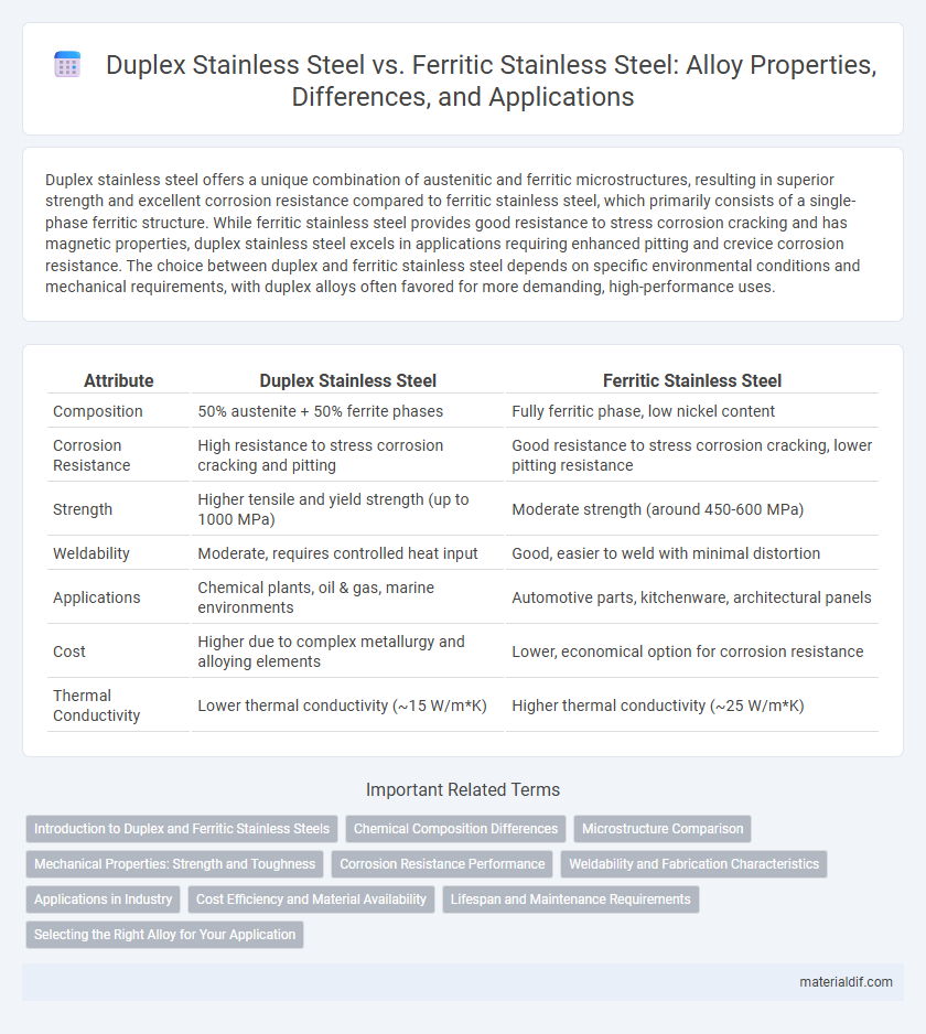 Duplex Stainless Steel vs. Ferritic Stainless Steel: Alloy Properties, Differences, and Applications