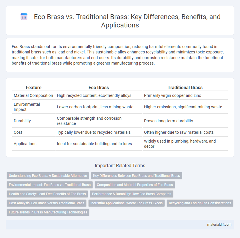 Eco Brass vs. Traditional Brass: Key Differences, Benefits, and Applications