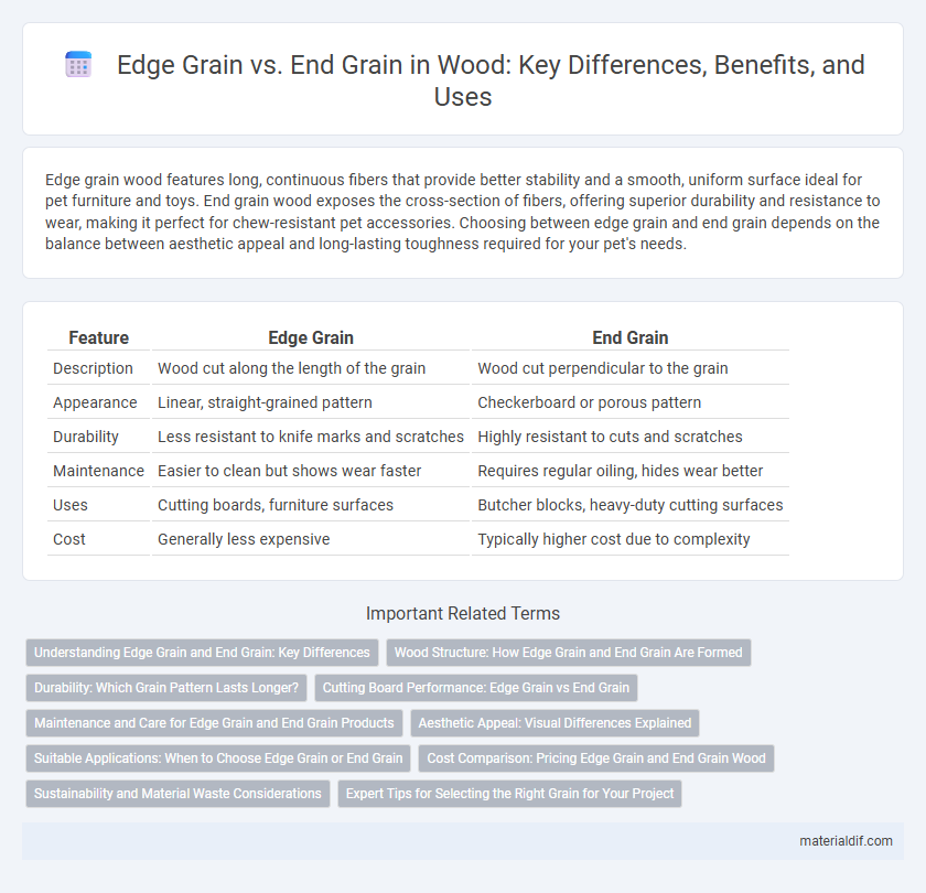 Edge Grain vs. End Grain in Wood: Key Differences, Benefits, and Uses