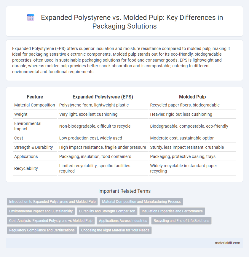 Expanded Polystyrene vs. Molded Pulp: Key Differences in Packaging Solutions